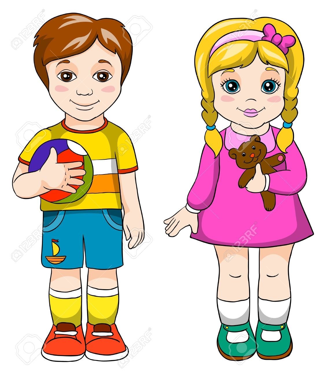 2 Мальчика мультяшные