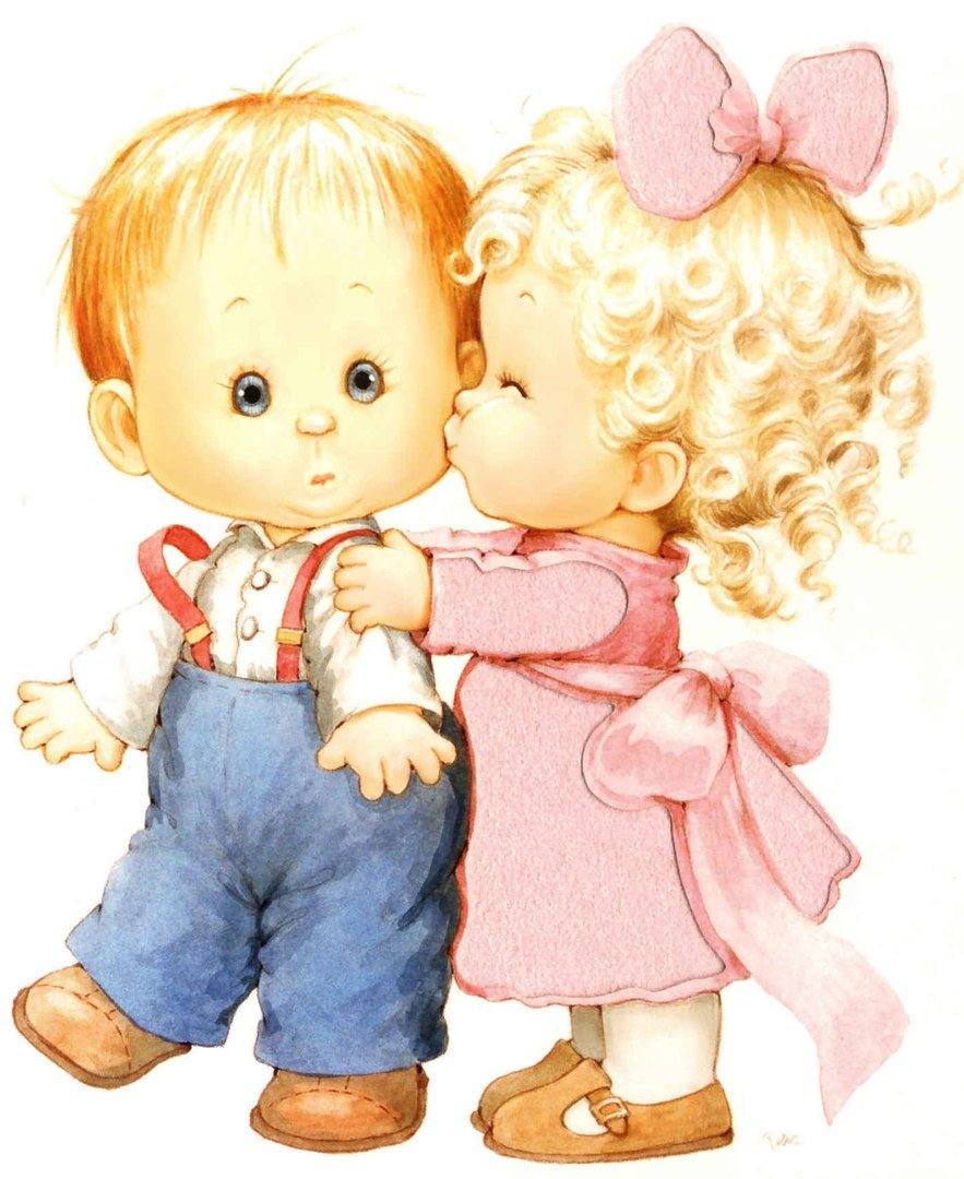 Брат и сестра на прозрачном фоне