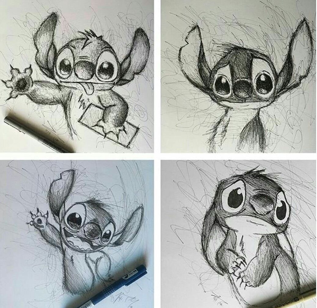 Стич рисунок эскизы