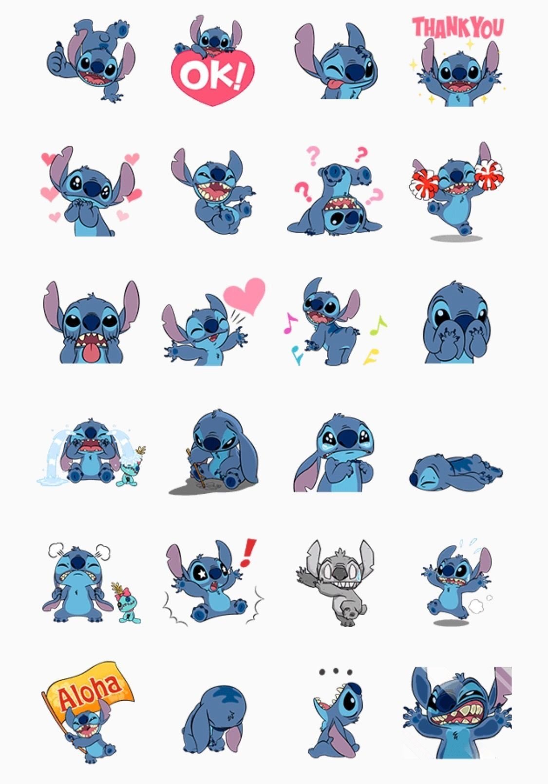 Лило и Стич Стикеры