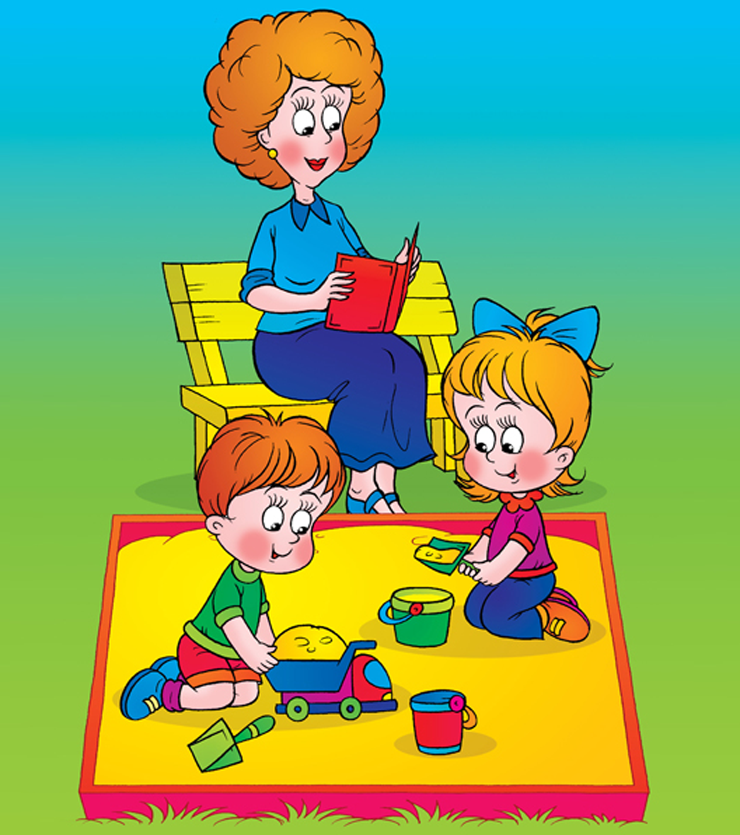 Вожатый с детьми рисунок