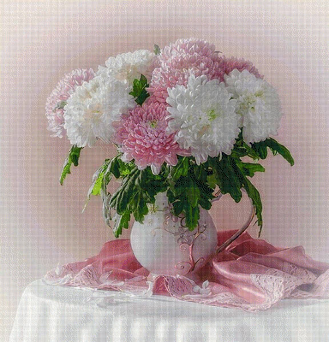 Открытки с днём рождения женщине с хризантемами