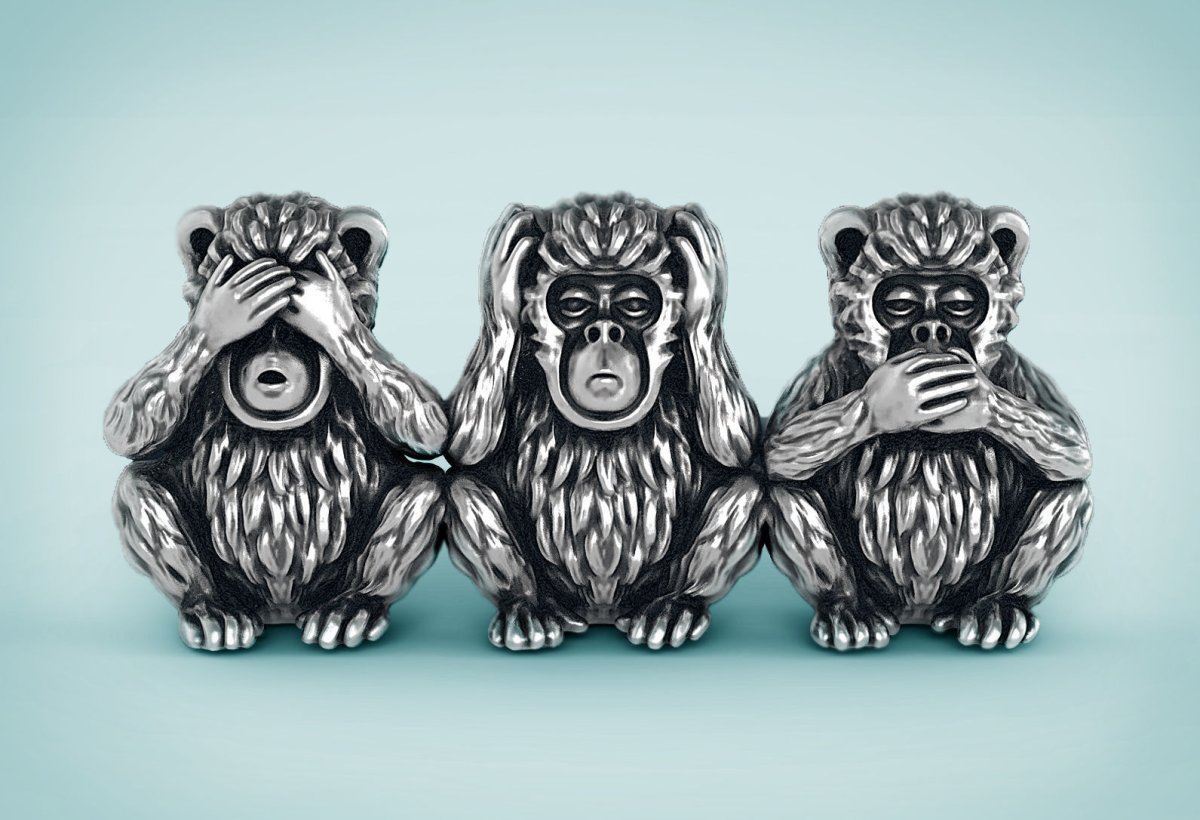 Тотем три обезьяны