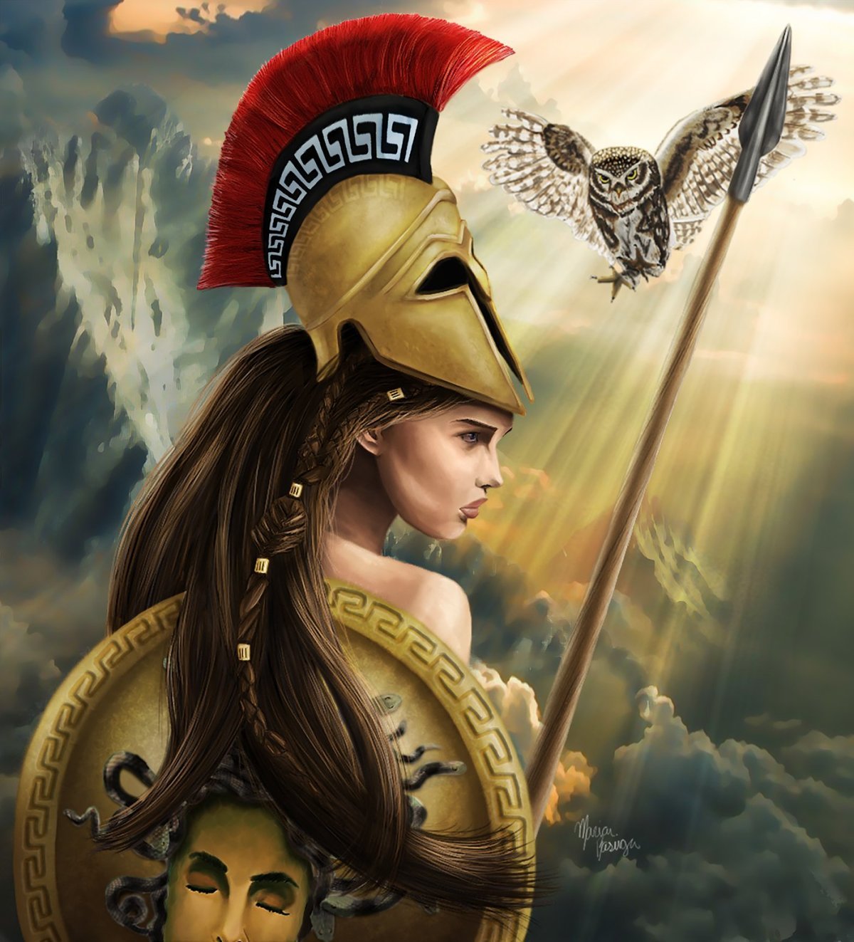 Богиня Афина