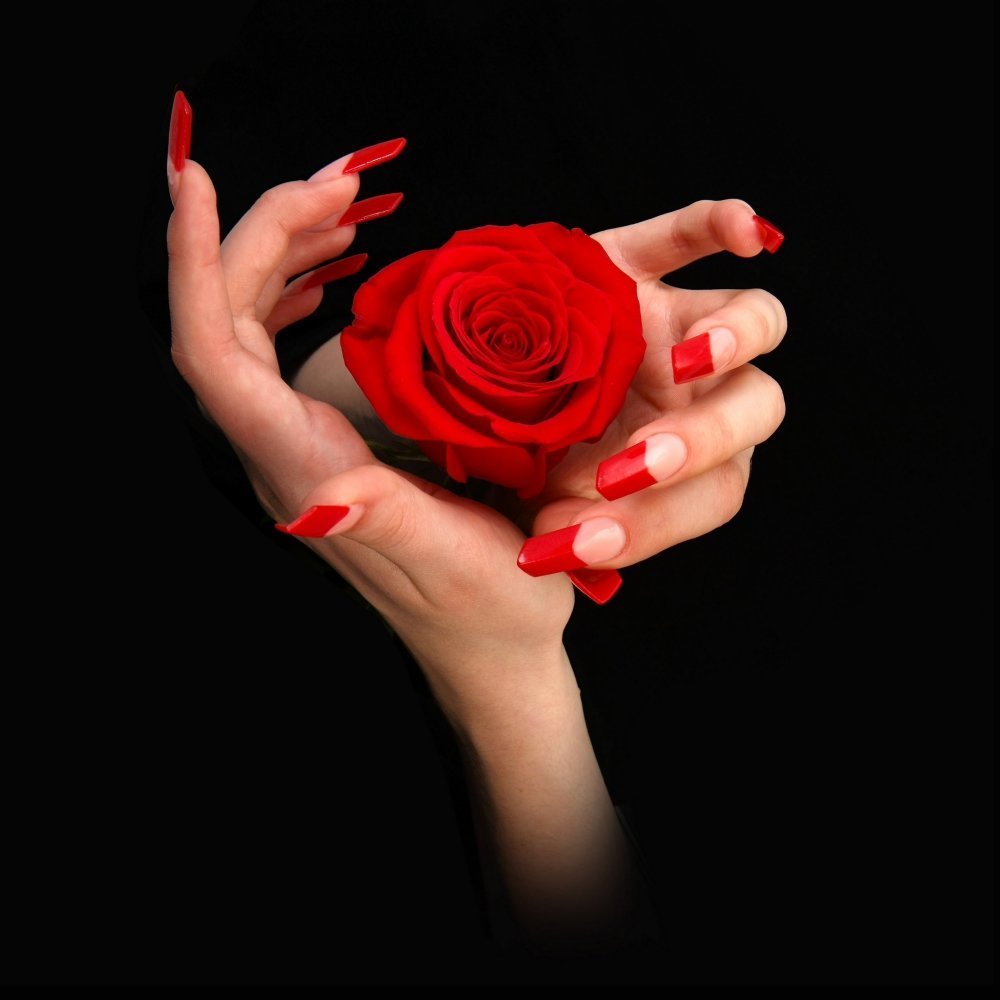 Цветок на руку.