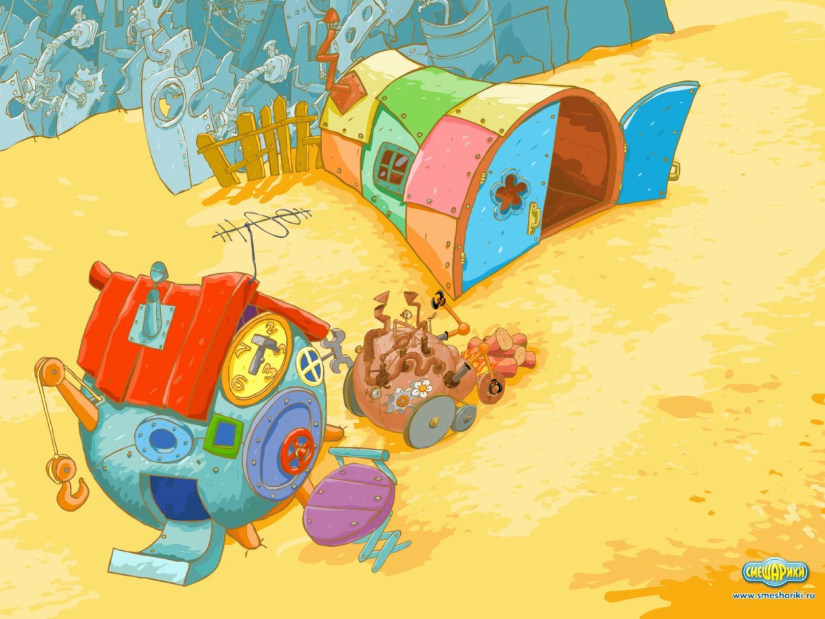 Домик ежика из смешариков