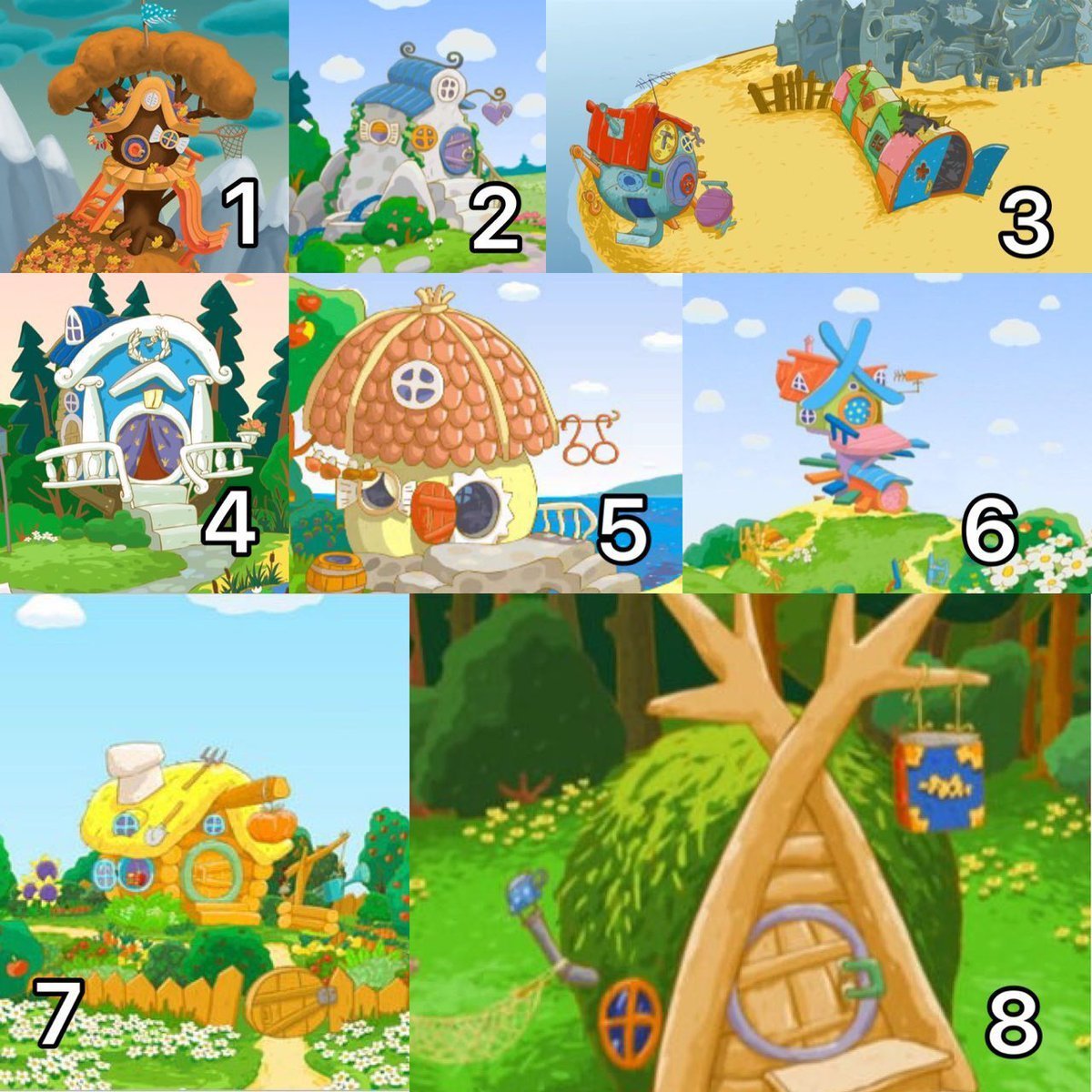 Смешарики домик Копатыча