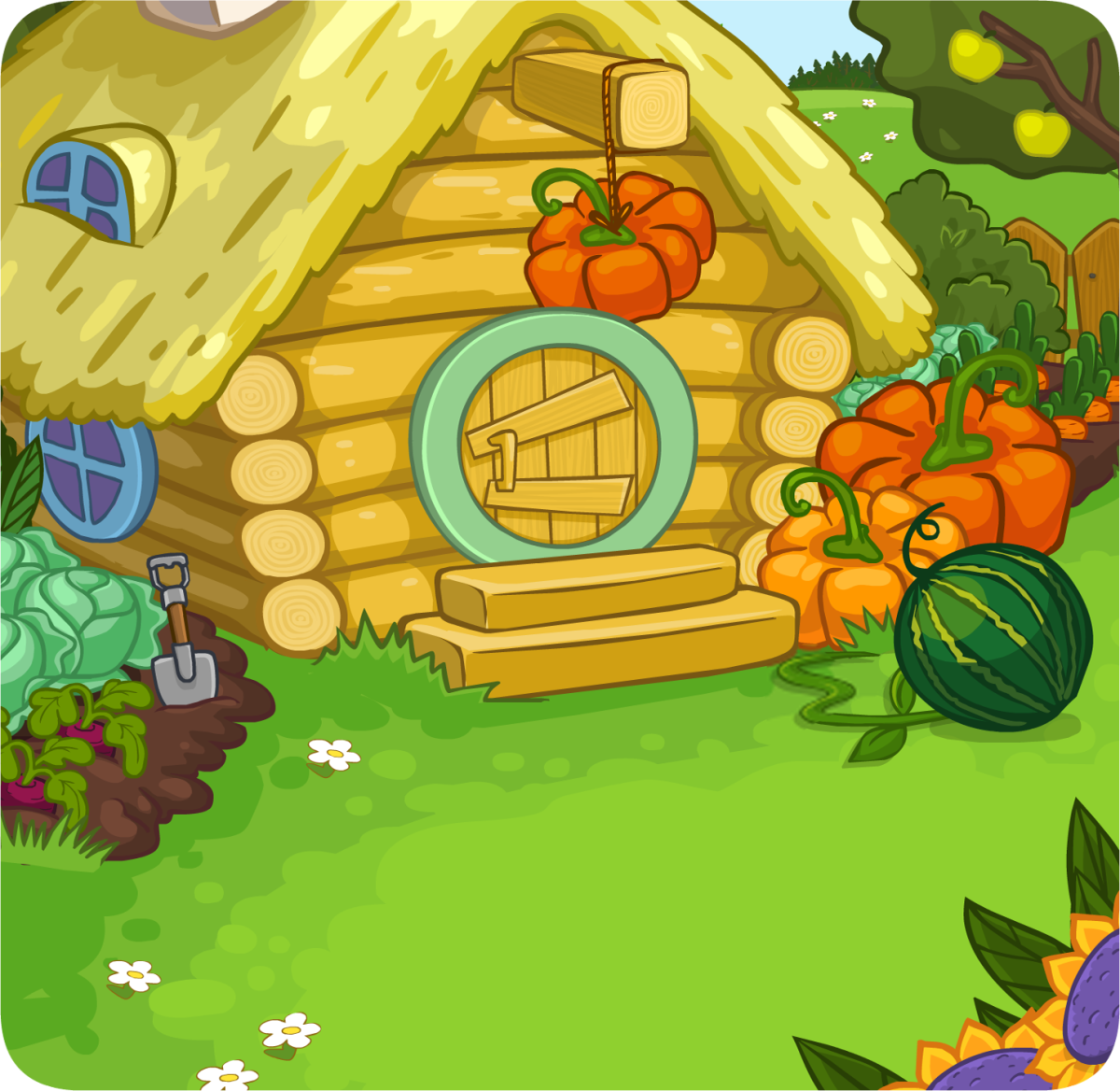 Домики смешариков