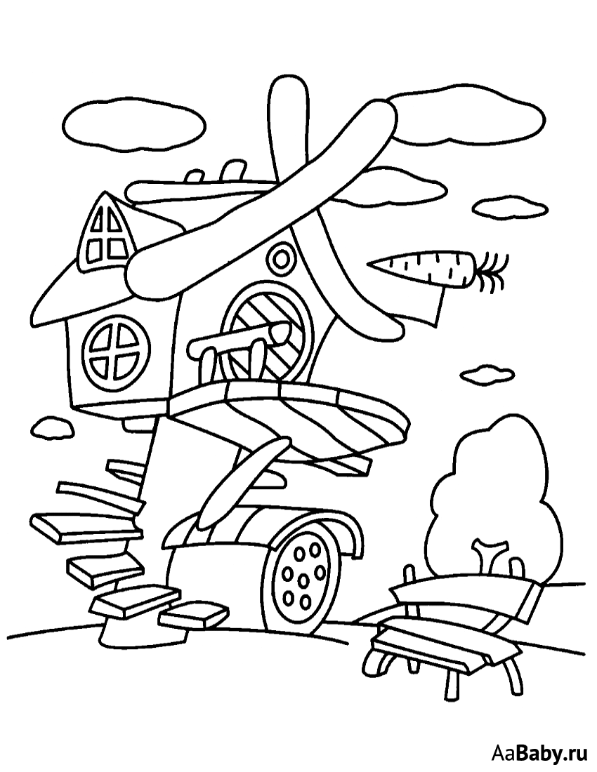 Домики смешариков картинки