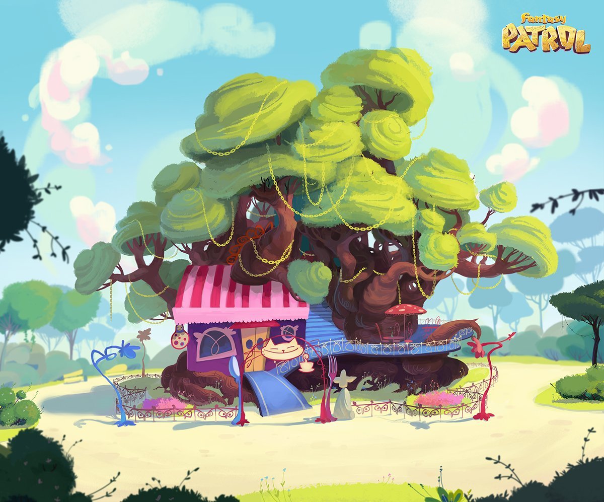 Домики смешариков из пластилина