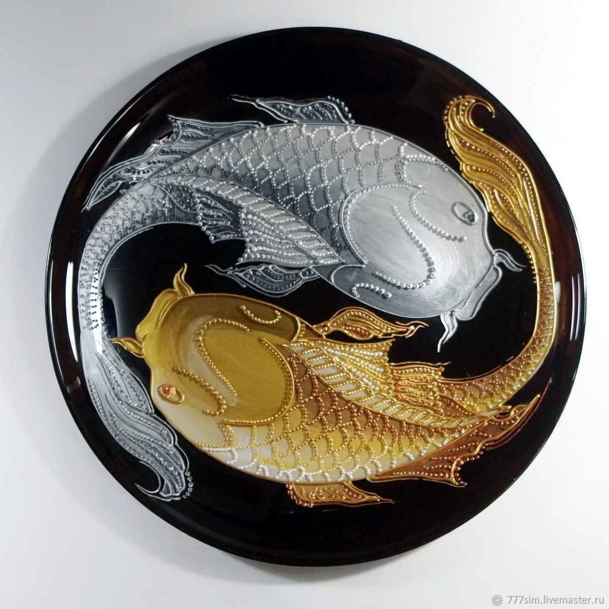 Золотая рыбка орнамент