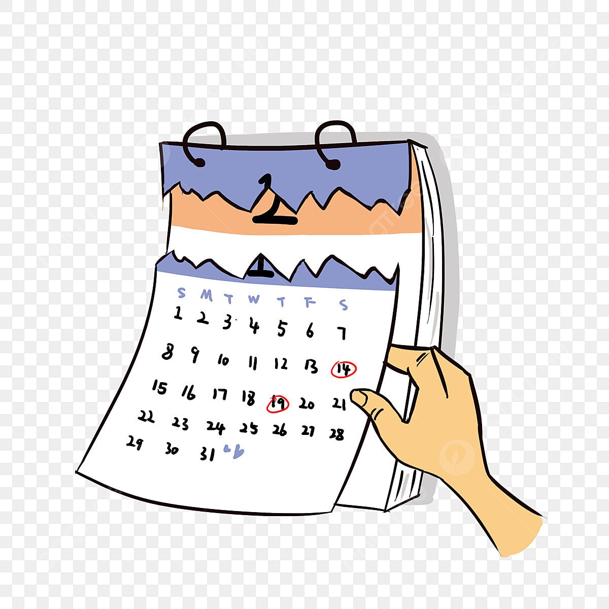 Календарь эскиз