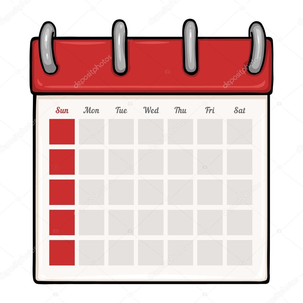 Календарь мультяшный