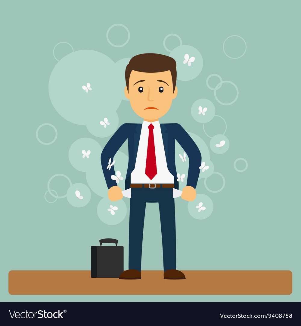 Банкротство иллюстрация