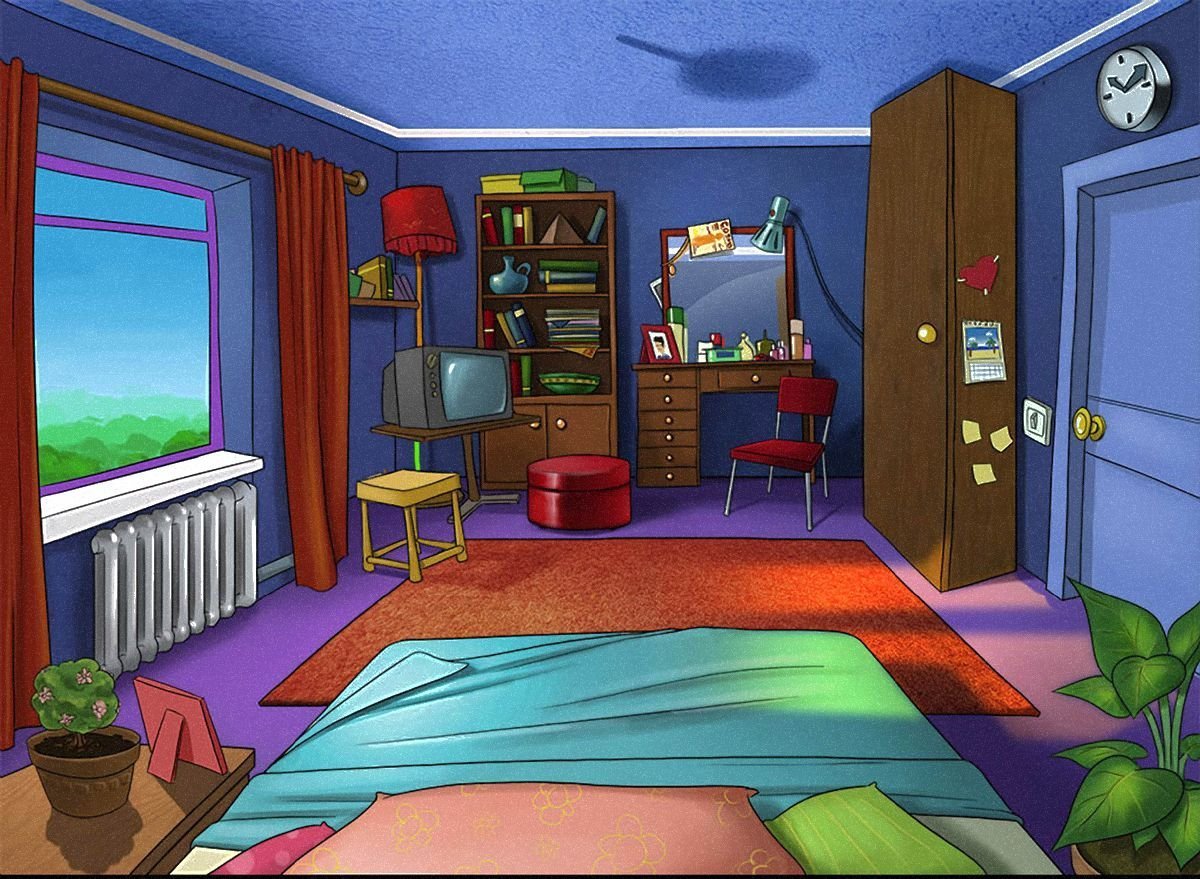 Мультяшная комната
