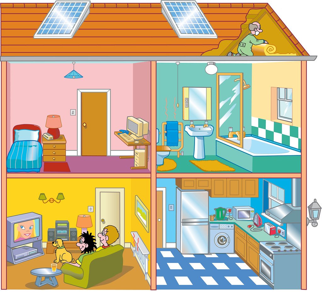 Комнаты в доме