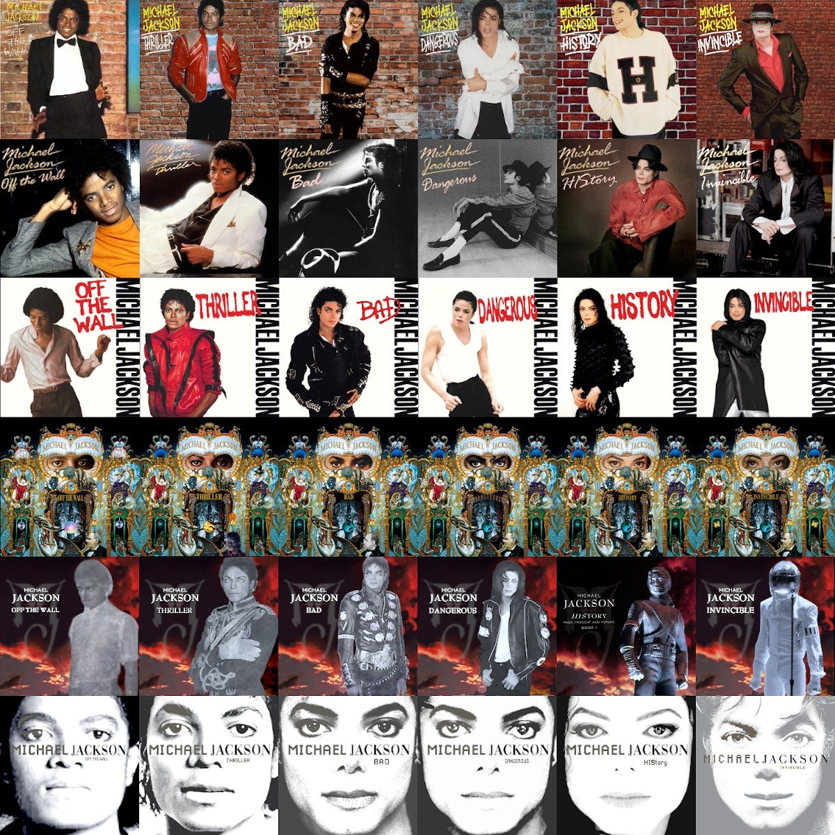 Майкл Джексон обложки альбомов