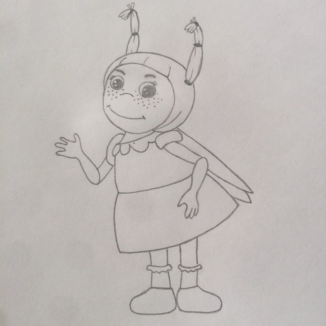 Кузя Мила и пчелёнок