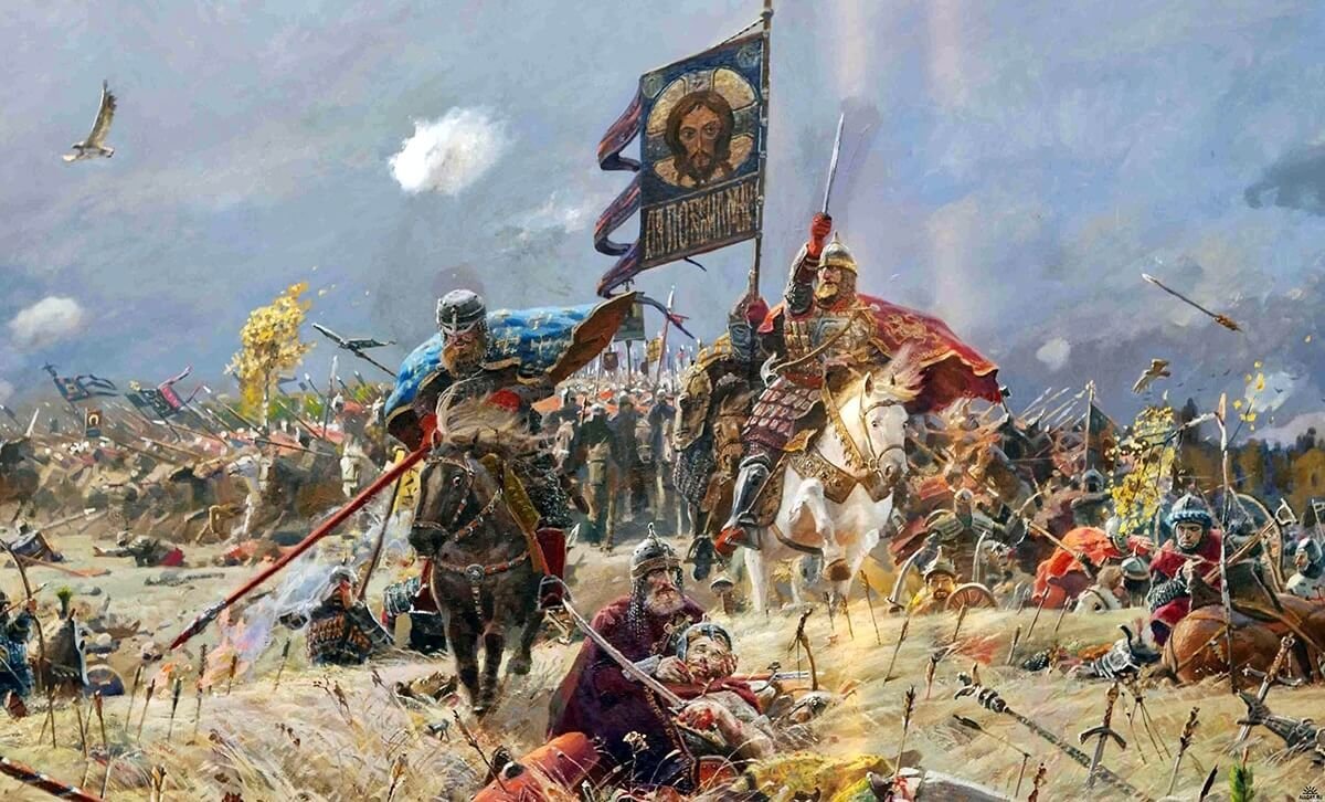 Куликовская битва Адольф Ивон 1859