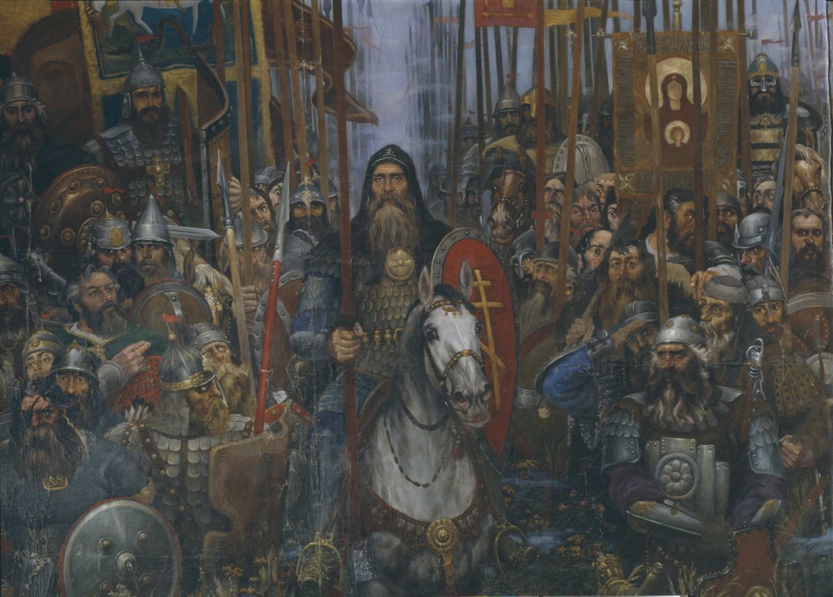 Невский Ледовое побоище рисунок