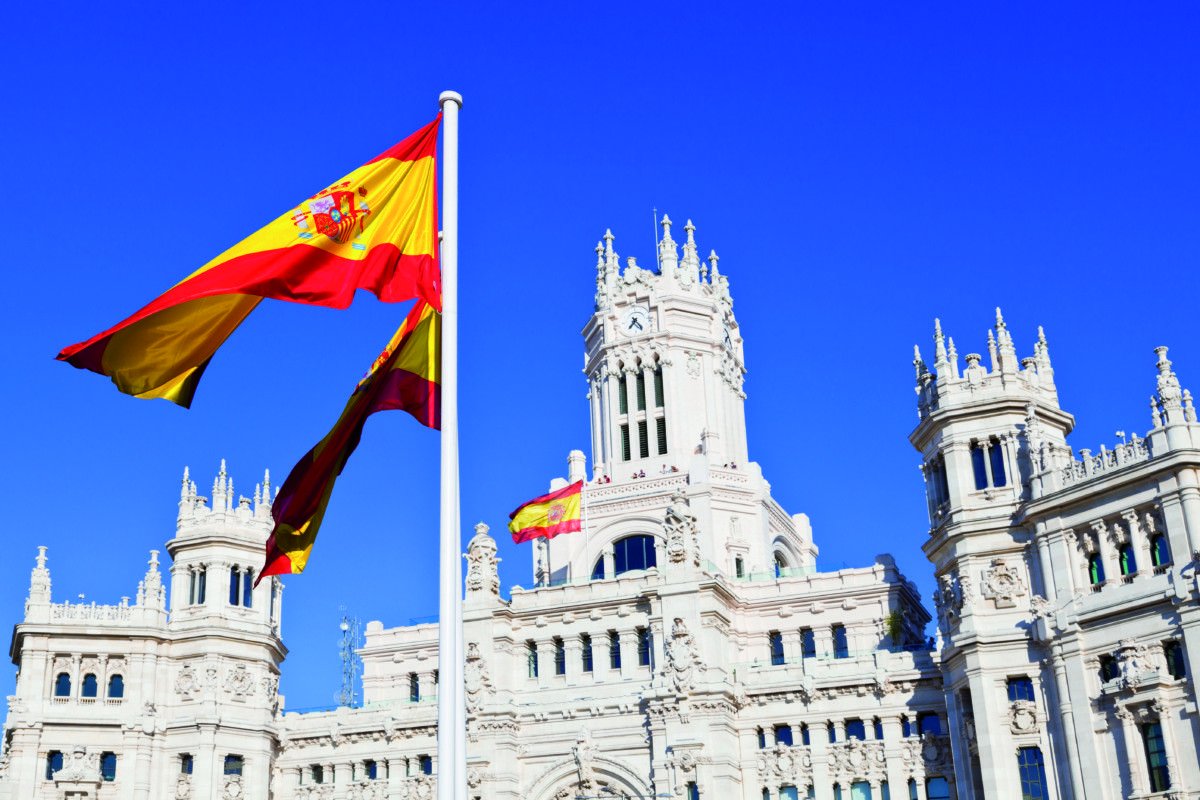Мадрид флаг Испании