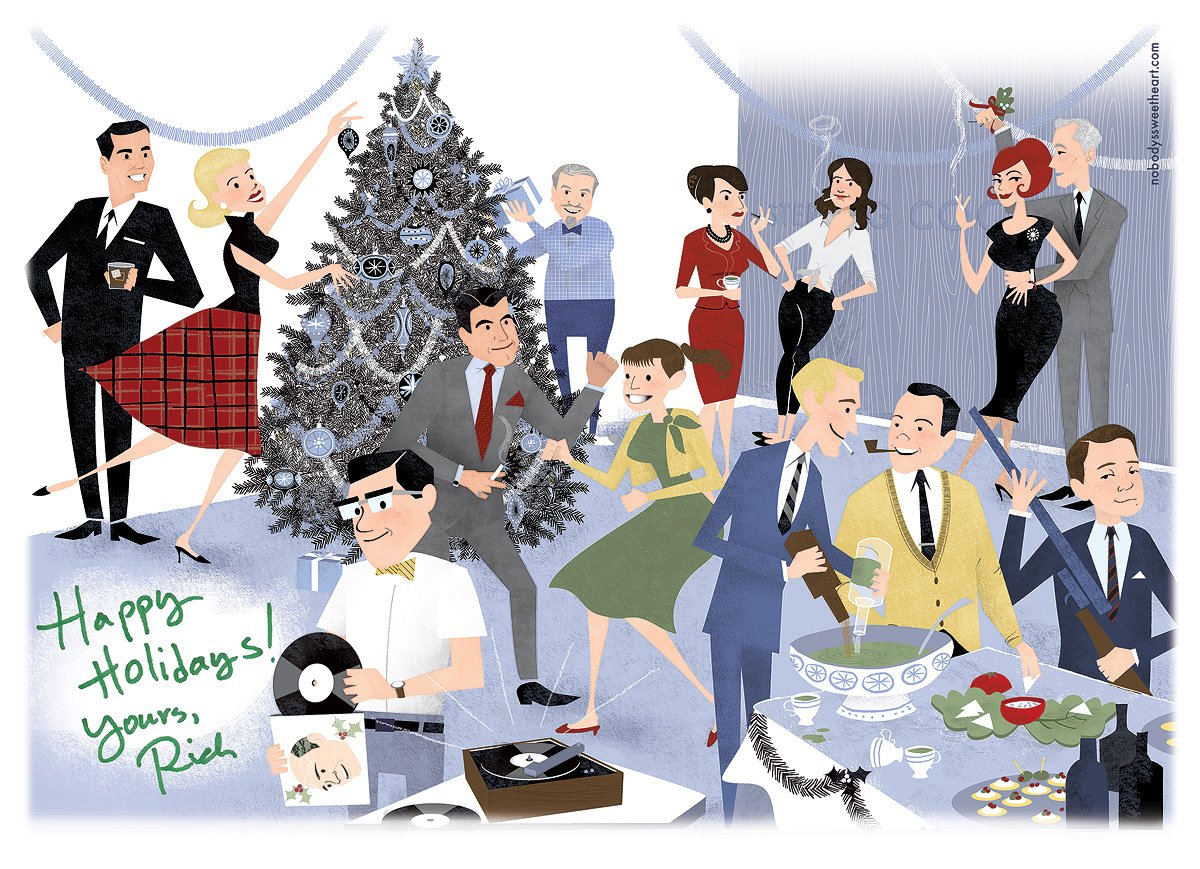 Под платьем на корпоративе