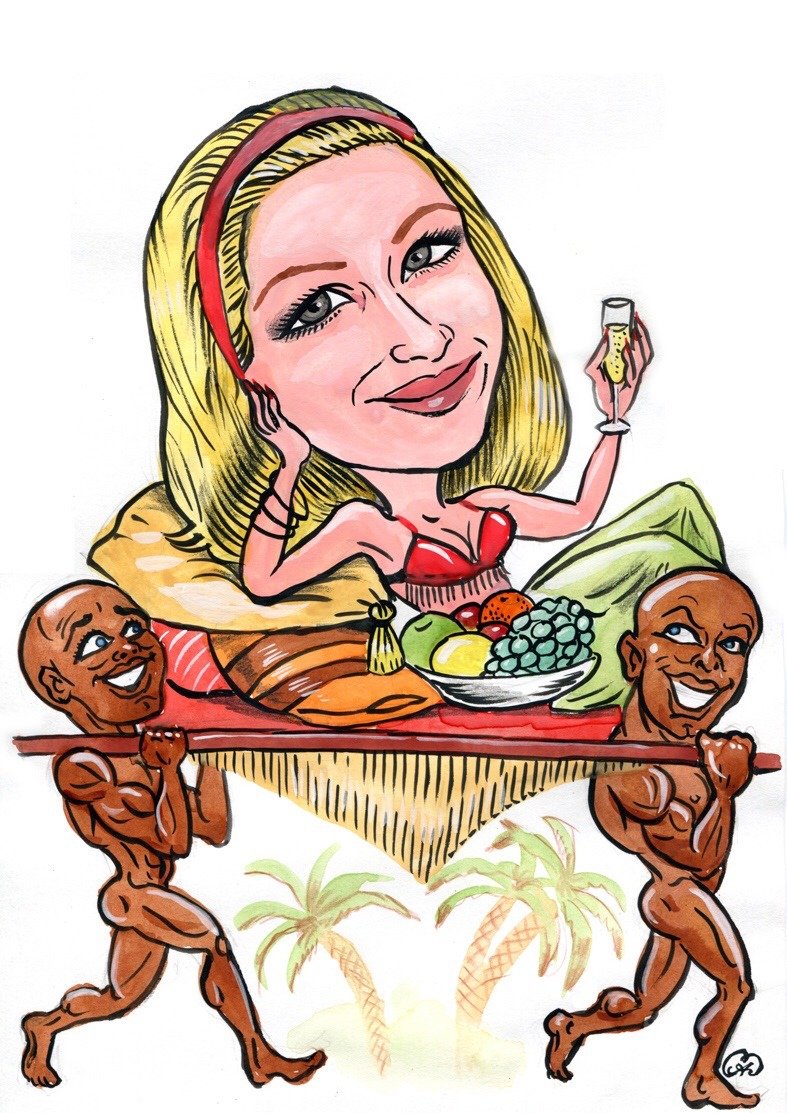 Тиаго Хойсел шаржи звезд