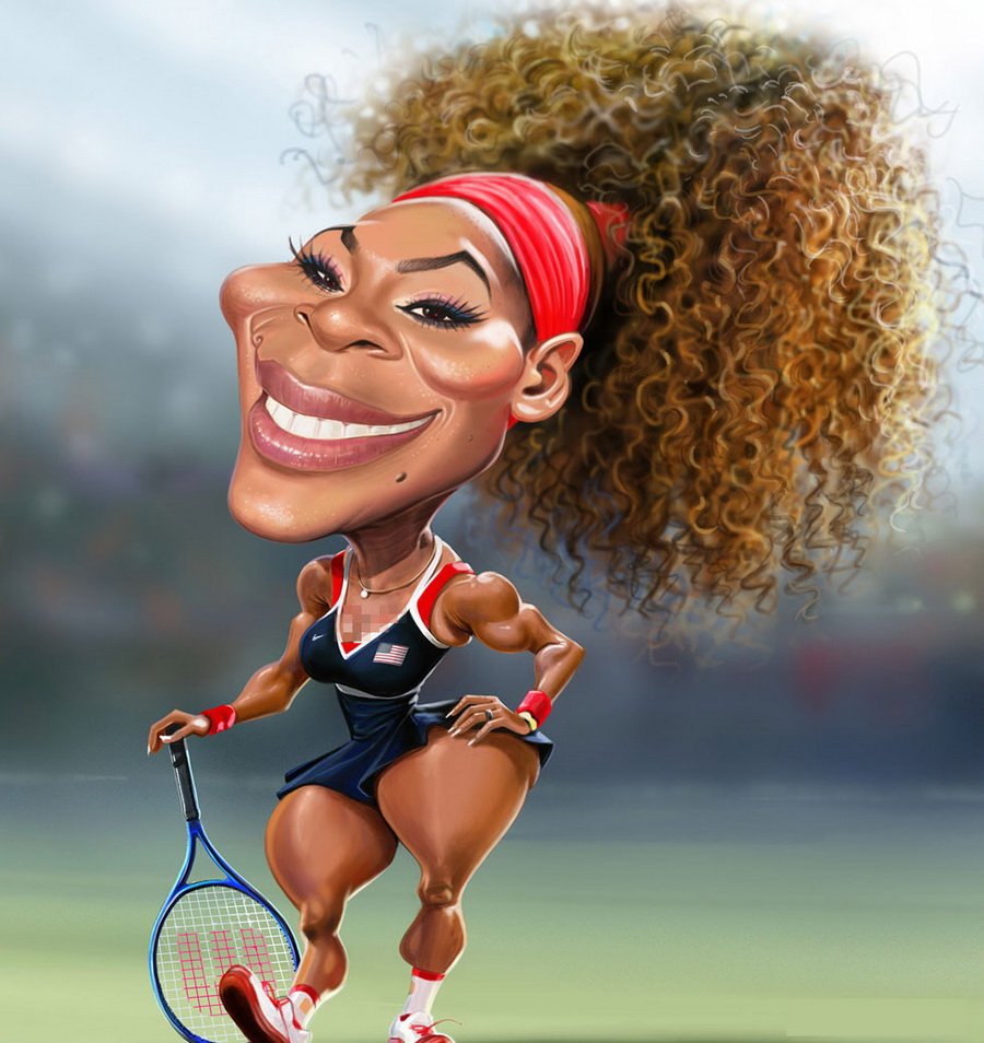 Шарж женщина