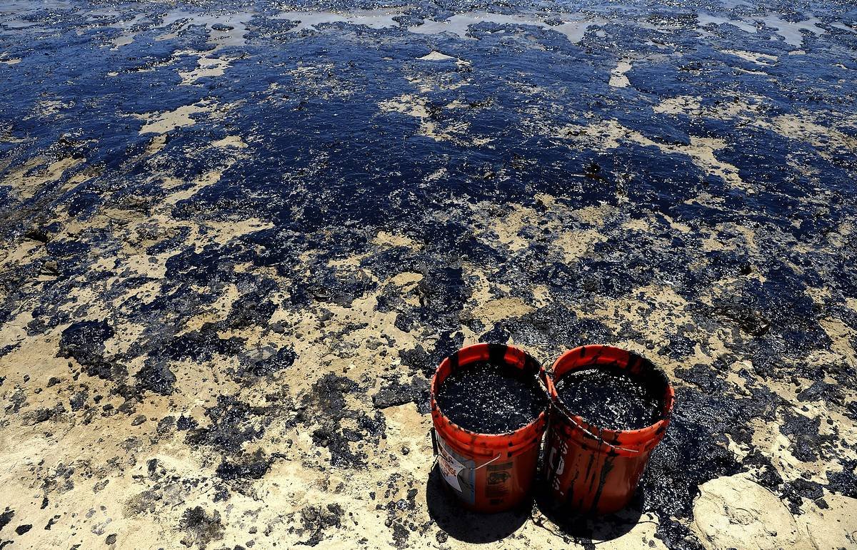 Загрязнение литосферы разлив нефти