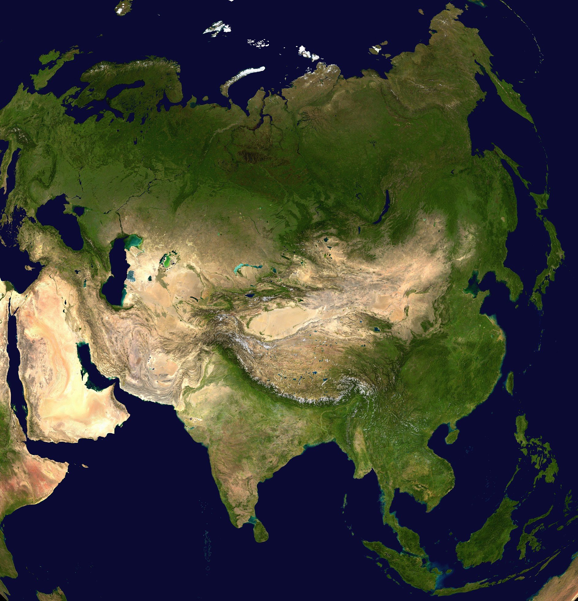 Континент Евразия космический снимок. Азия (часть света). Геоконтур континента Азия. Москва Сингапур.