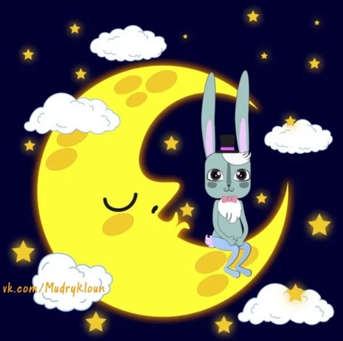 Лунный заяц на Луне