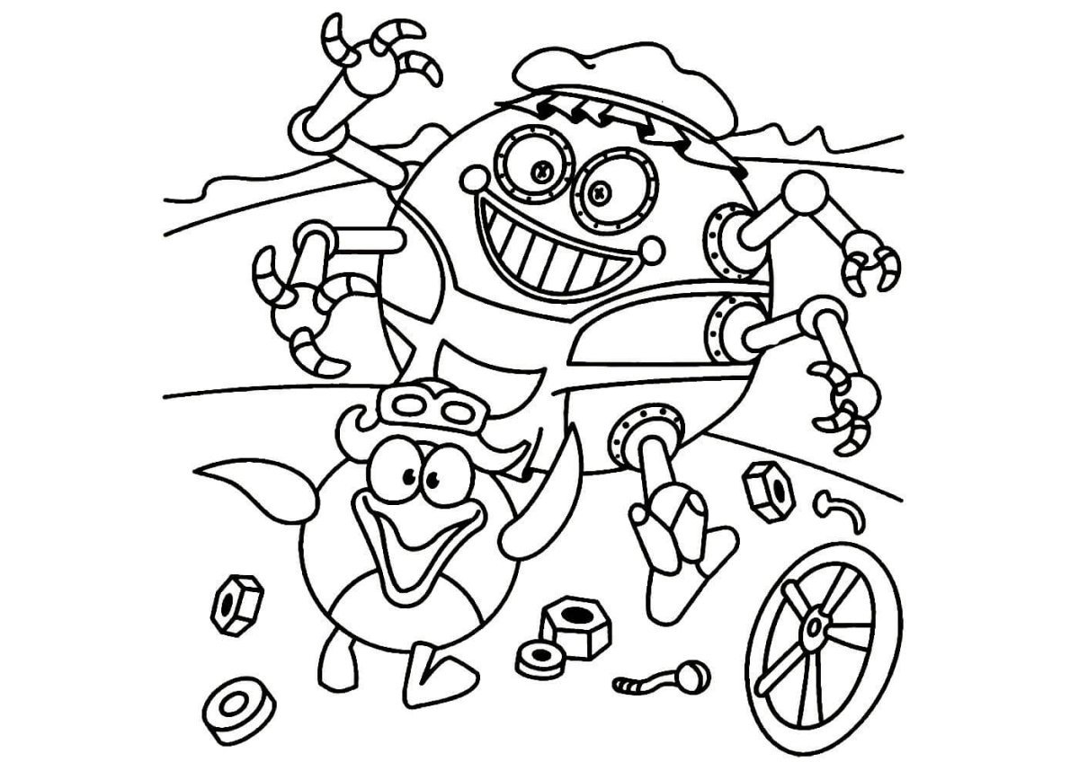 Смешарики 006 железная няня