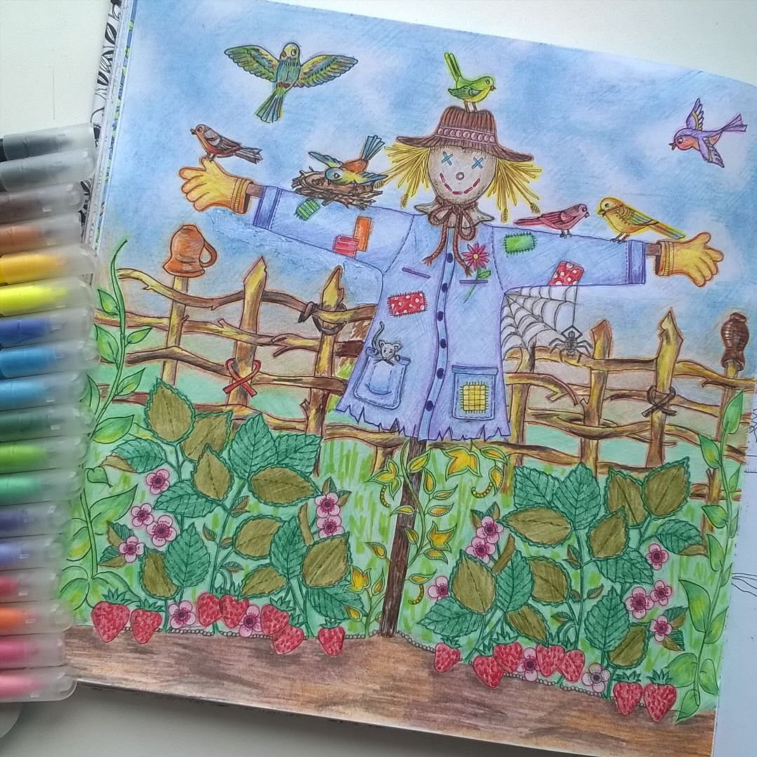 Детское огородное пугало