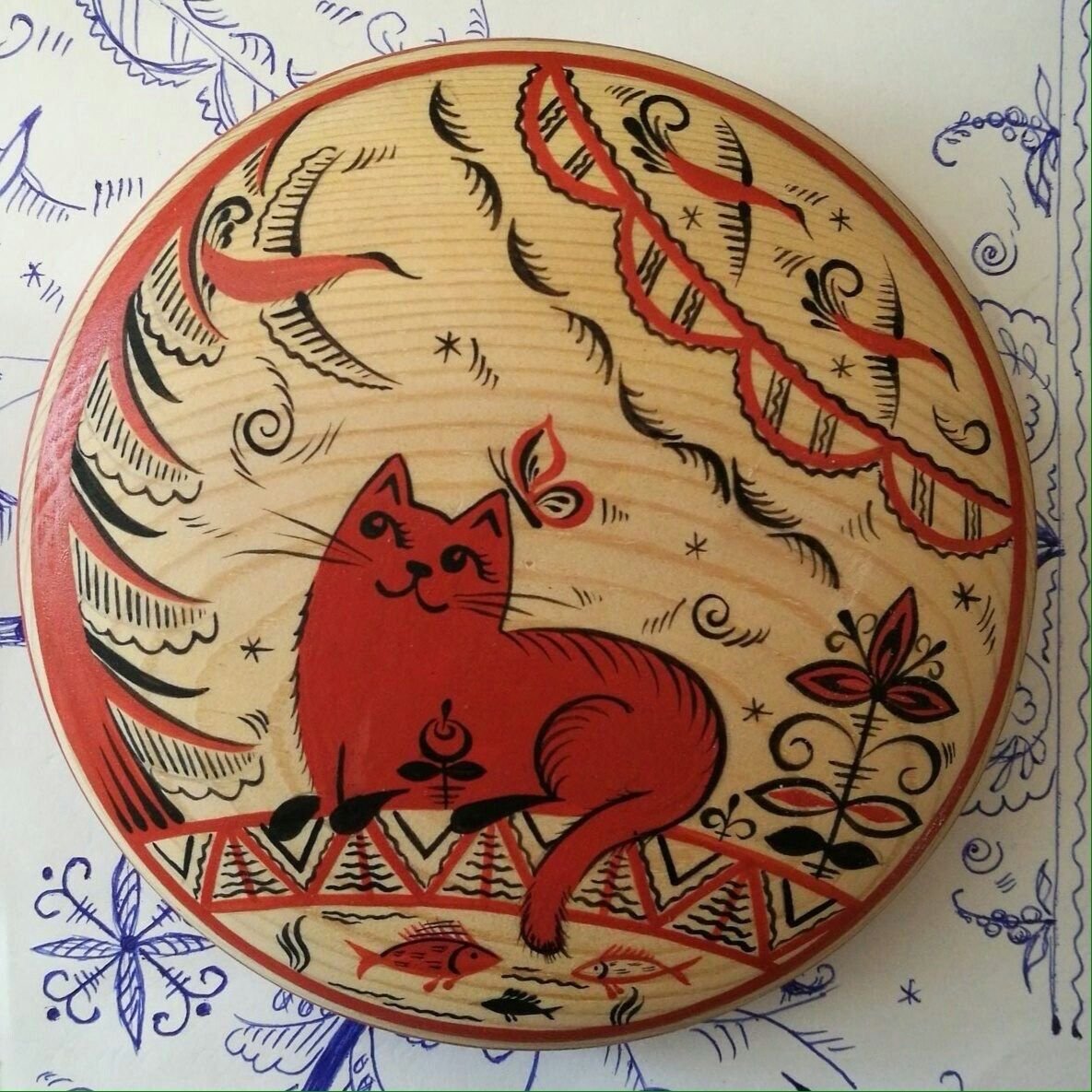 Мезенская роспись картинки