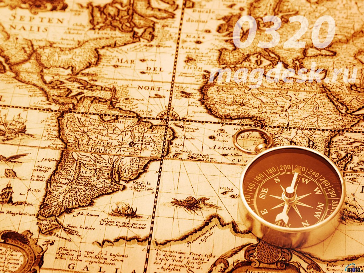 Старинная карта