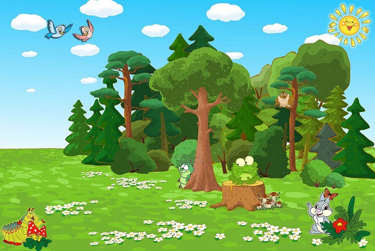 Поляна вектор