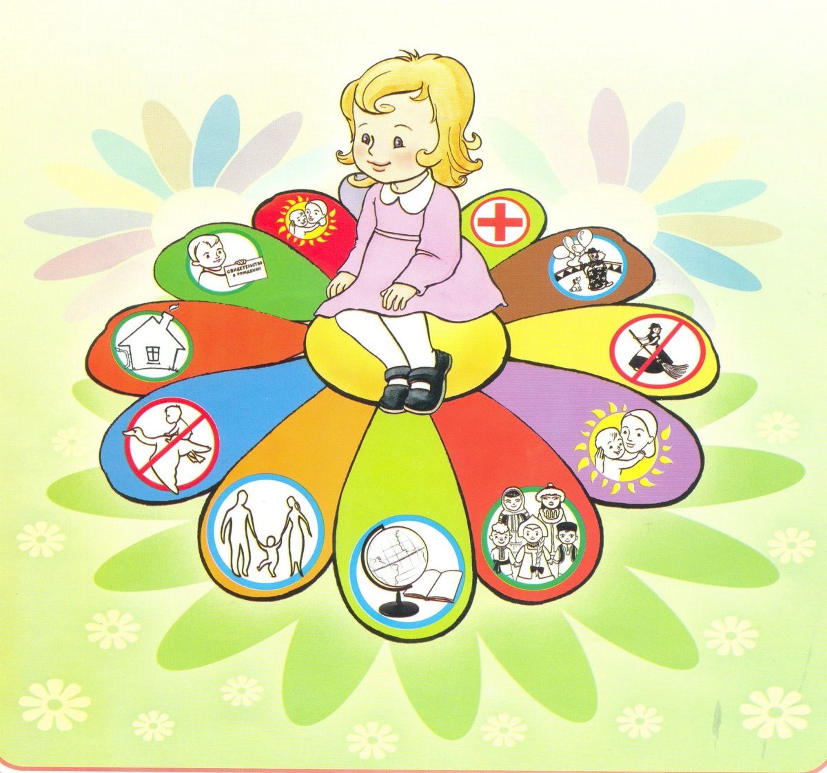 Иллюстрации по правам ребенка