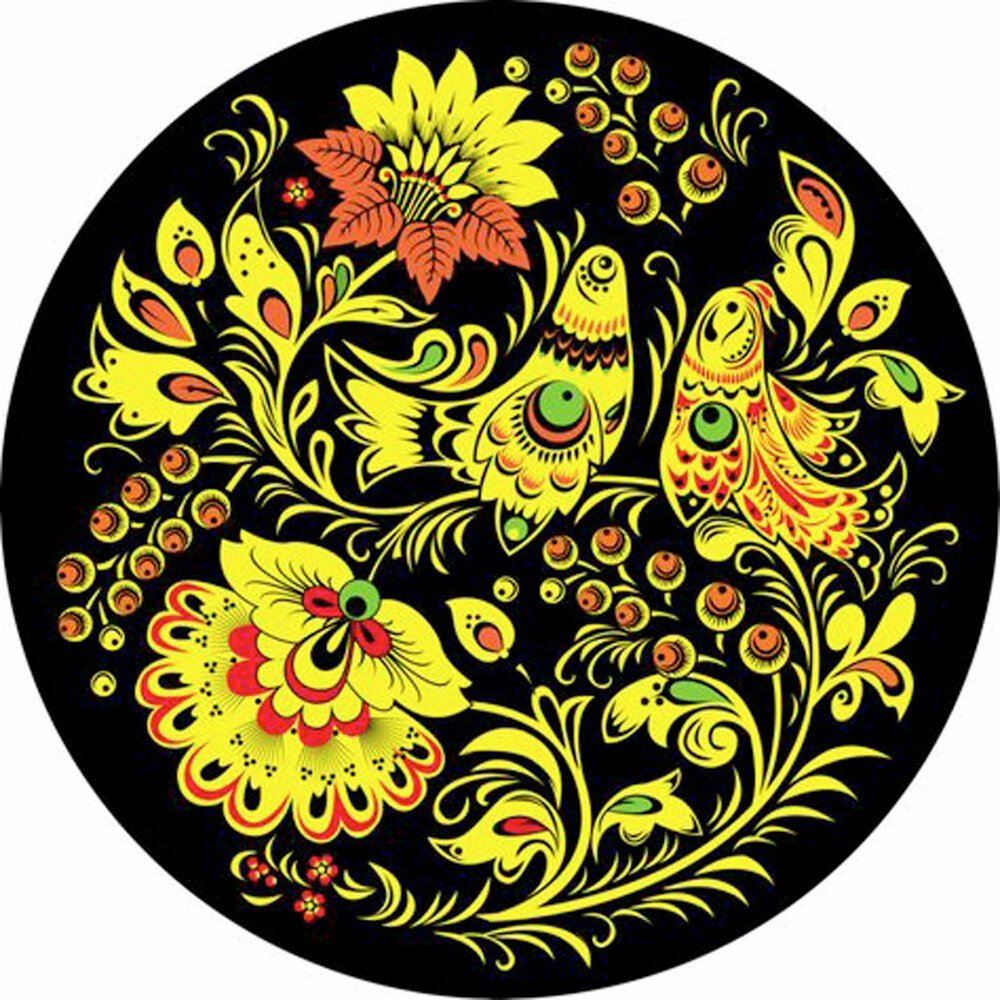 Народный орнамент Хохлома