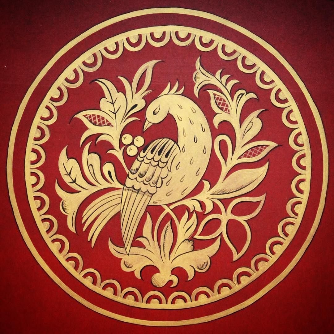 Фон русский народный стиль