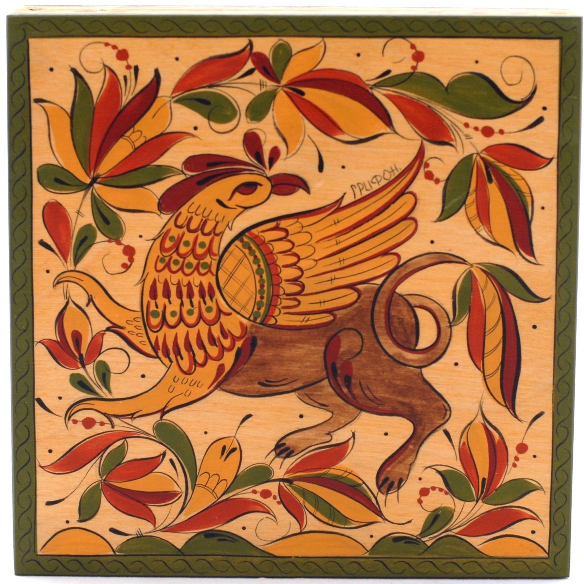 Хохломская роспись вектор