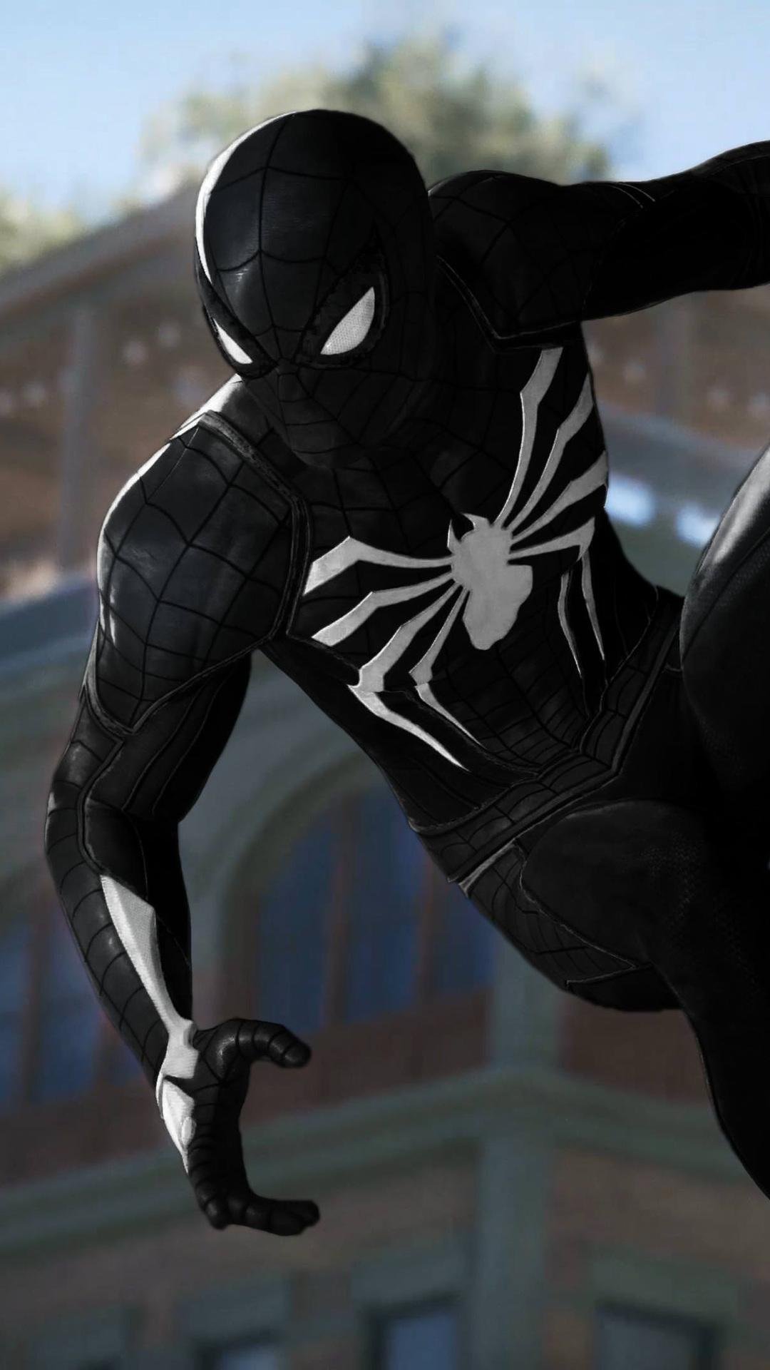 Черный человек паук Марвел