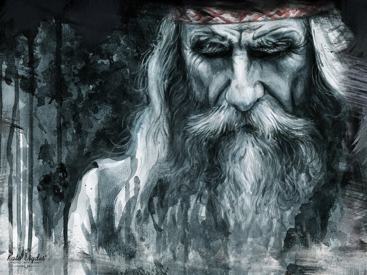 Велес Бог славян арт