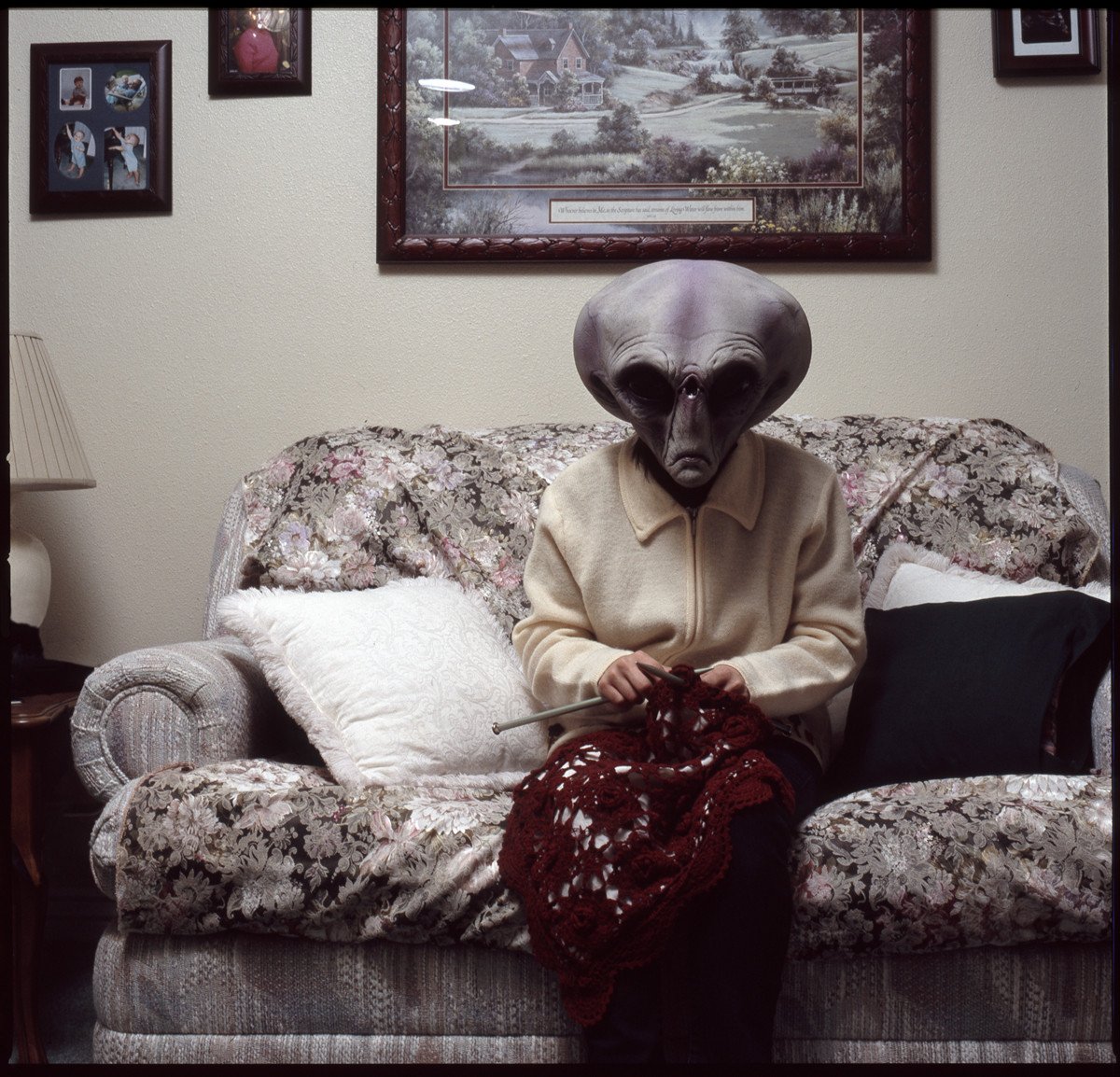 Инопланетянин в кресле