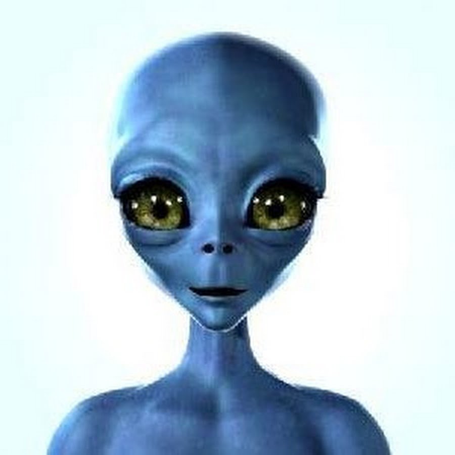 Голубая инопланетянка