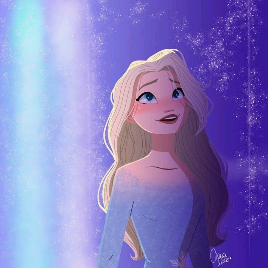 Принцессы Диснея в современном стиле Эльза