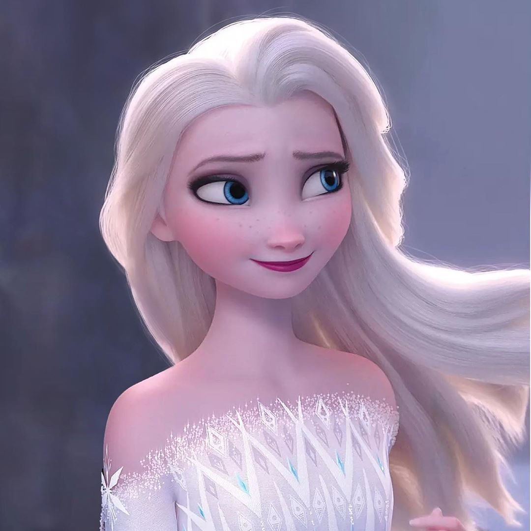 Фроузен 2 Эльза с распущенными волосами