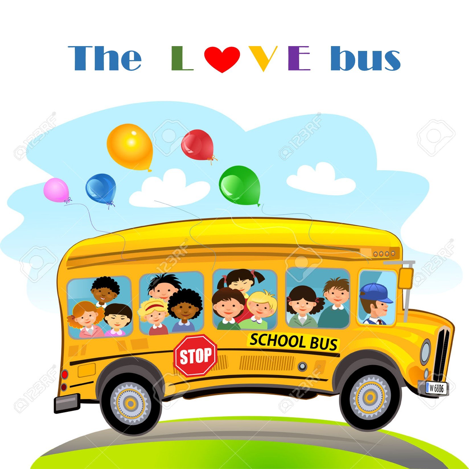 Еда детям в автобусе. Автобус рисунок. Дети едут в школьном автобусе. Автобус мультяшный. Детский школьный автобус.