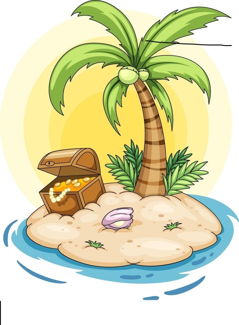 Остров мультяшный