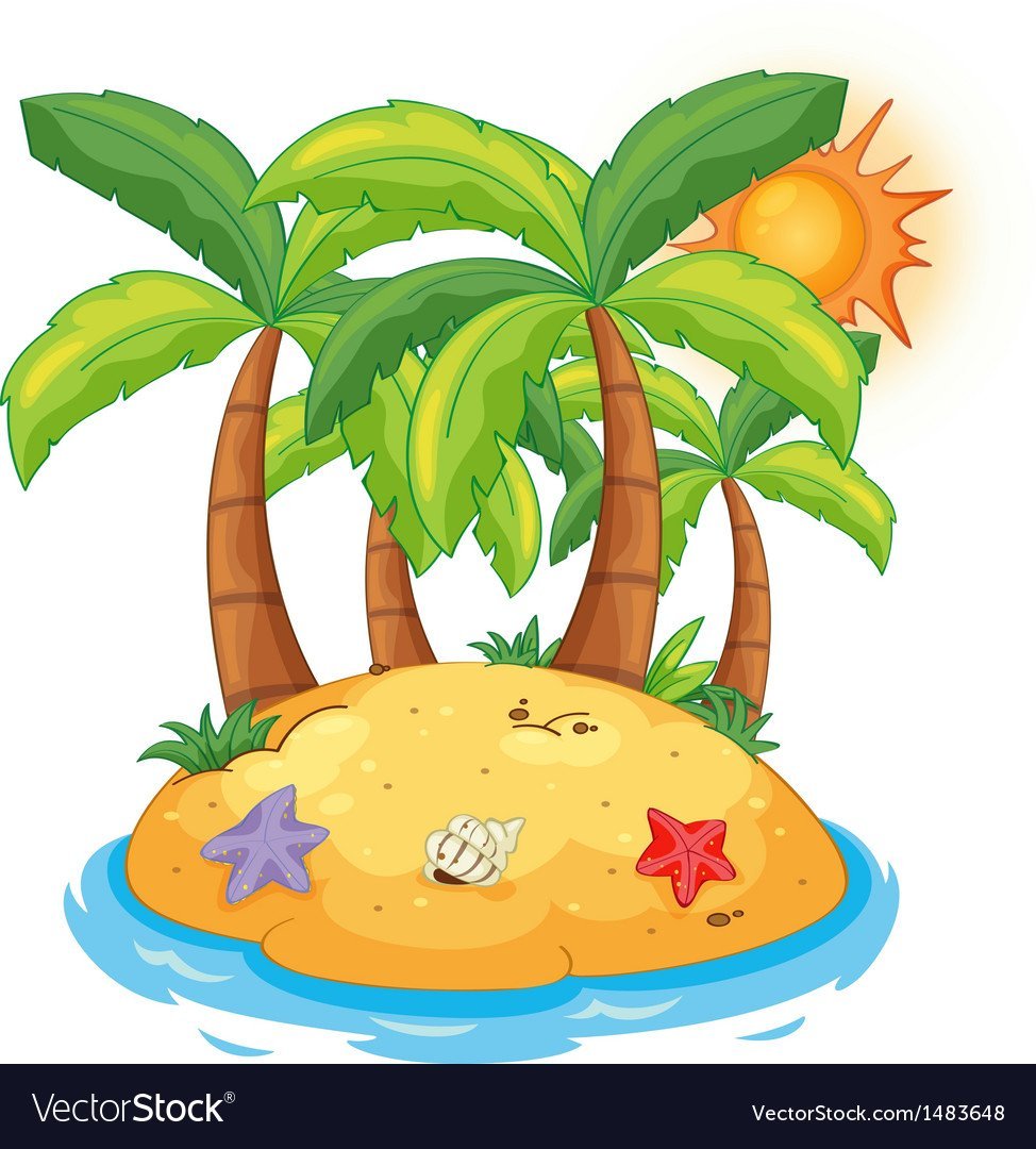 Остров мультяшный