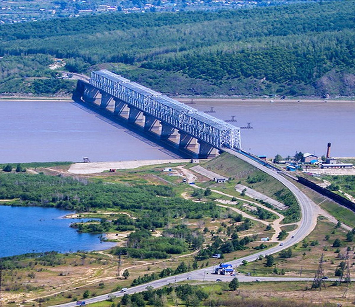 Мост через Амур Комсомольск-на-Амуре